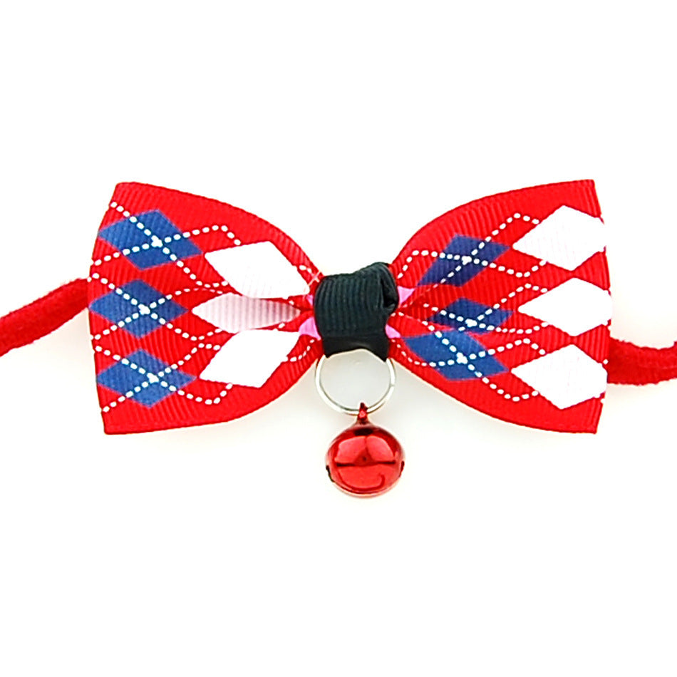 Pet bow tie with bell