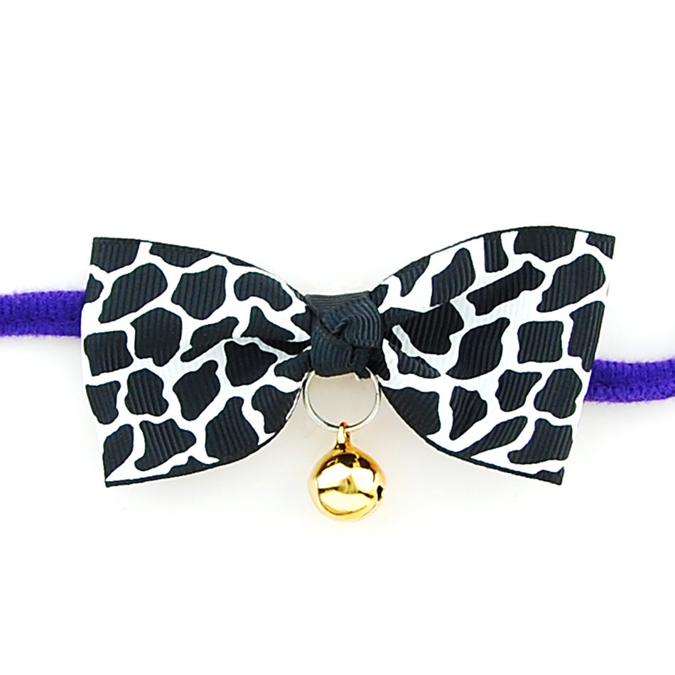 Pet bow tie with bell