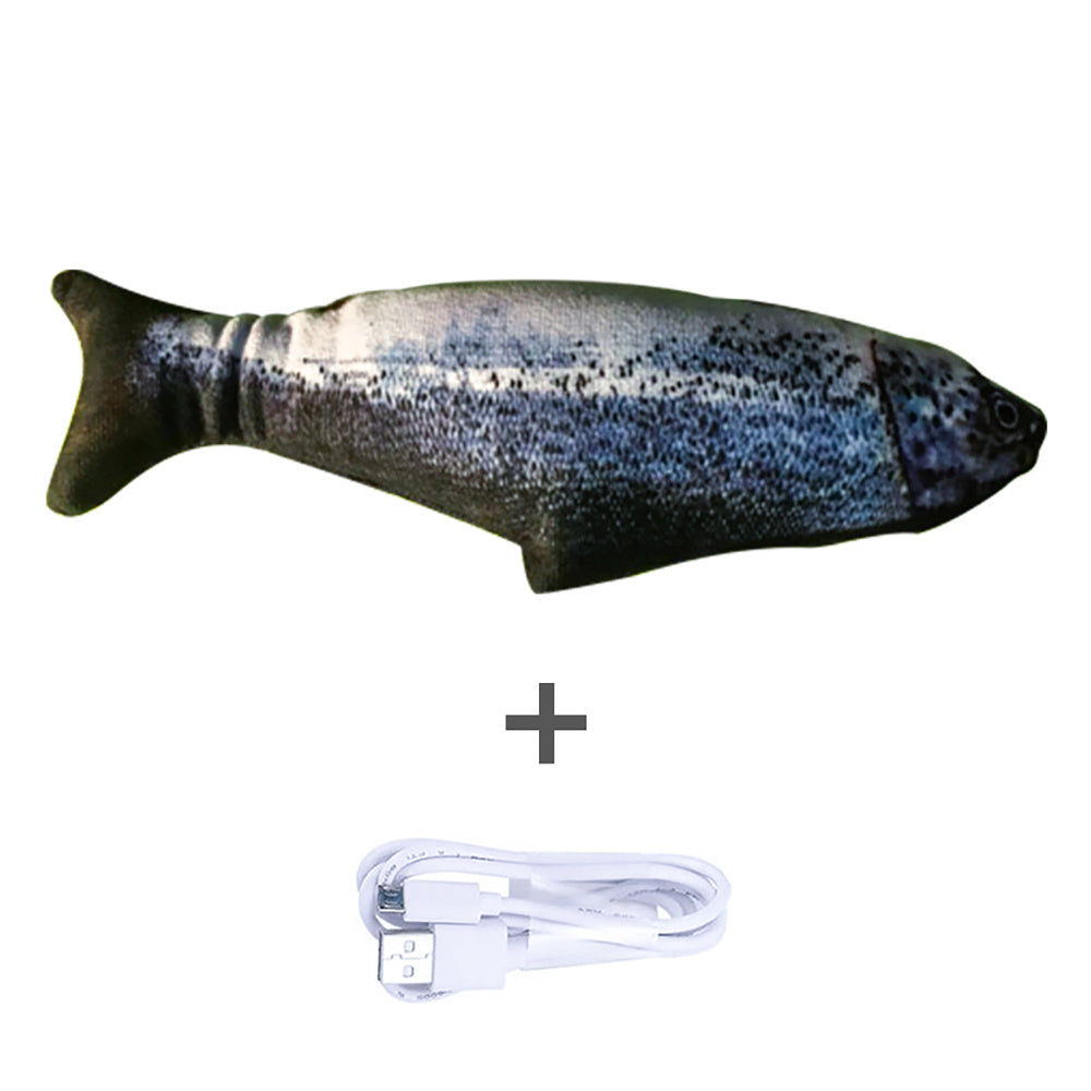 Electric fish toy for cats