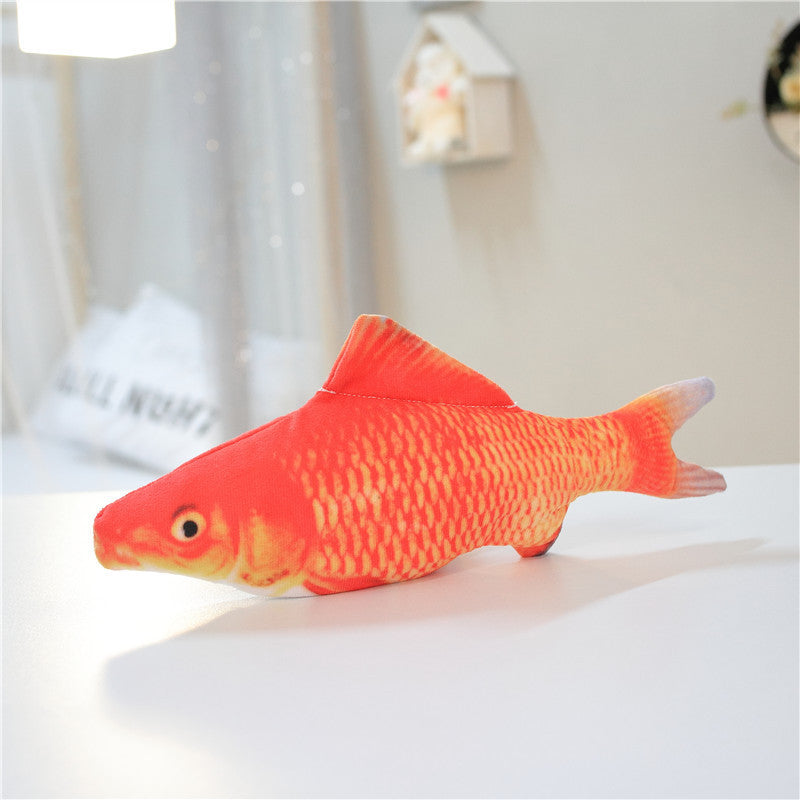 Electric fish toy for cats