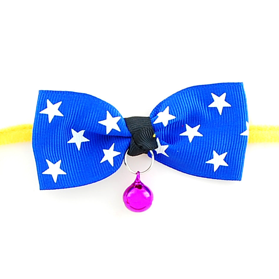 Pet bow tie with bell